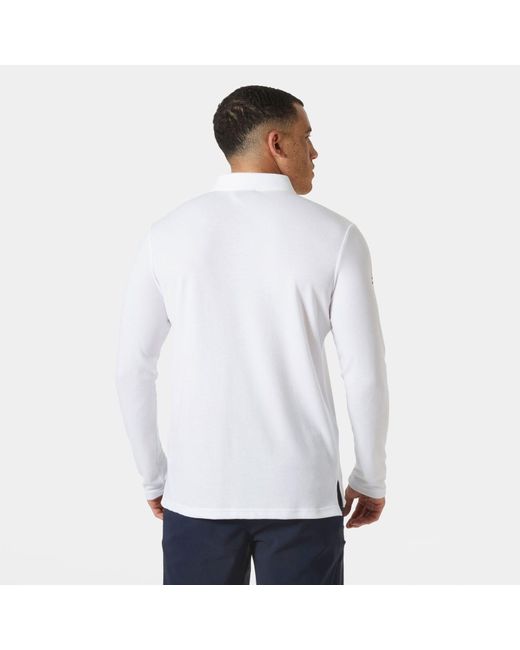 Helly Hansen White Skagerrak Quick-Dry Rugger for men