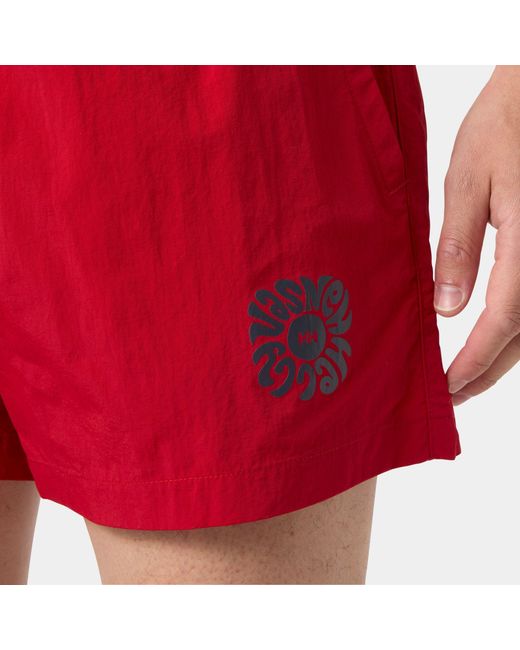 Helly Hansen Red Cascais Trunk 4.5" for men