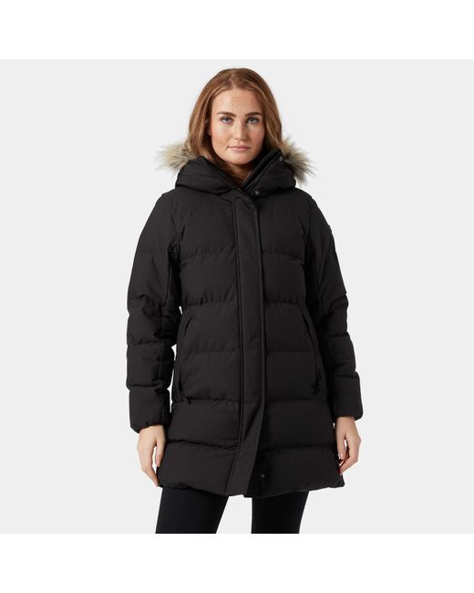 Helly Hansen Black Blossom Puffy Parka