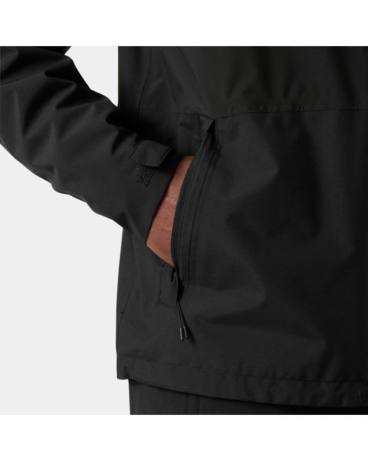 Helly Hansen Black Ace Rain Jacket for men