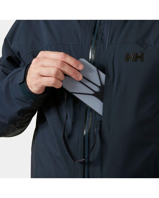 Helly Hansen Blue Courchevel Jacket for men