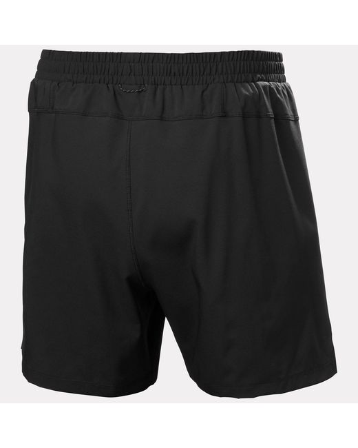Helly Hansen Black Trail Shorts 6" for men