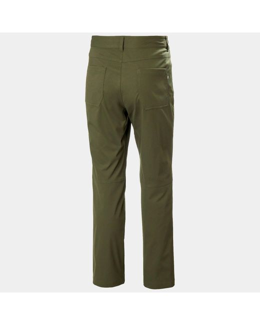 Helly Hansen Green Holmen 5 Pocket Trousers for men