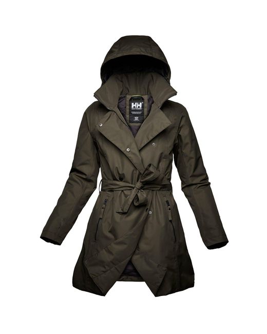 Helly Hansen Welsey Ii Trench Insulated Rain Jacket Green ...