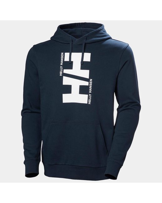 Helly Hansen Blue Core Graphic Hoodie for men