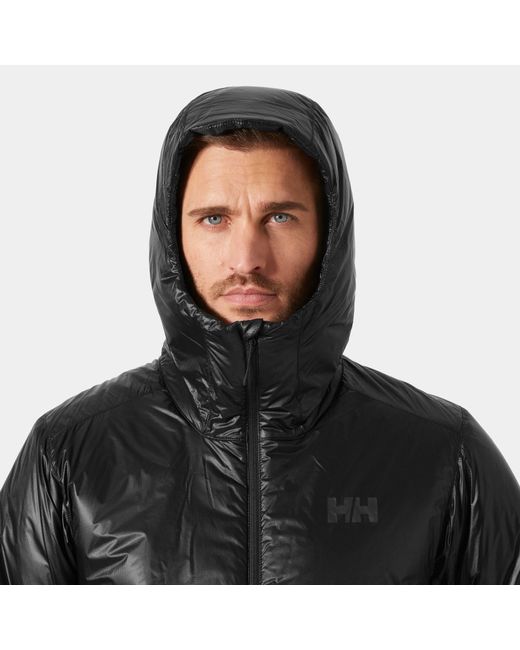 Helly Hansen Black Odin Everdown Hooded Jacket for men