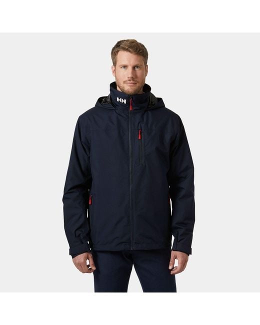 Crew Hooded Midlayer Sailing Jacket 2.0 Hombre Helly Hansen de hombre de color Blue