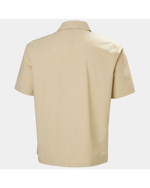 Awe Short Sleeve Softshell Overshirt Hombre Helly Hansen de hombre de color Natural