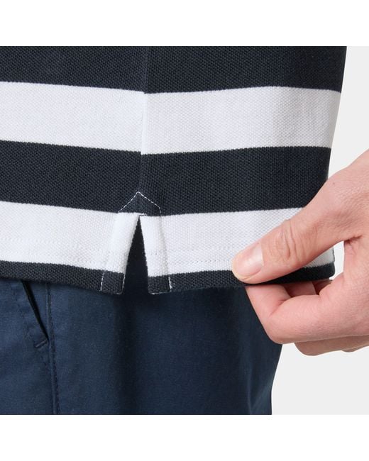 Helly Hansen Blue Toulon Graphic Polo for men