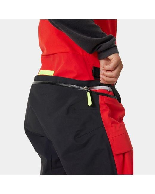 Helly Hansen Red Aegir Race Salopette 2.0