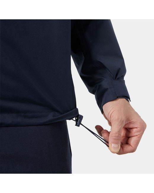 Helly Hansen Blue Crew Hooded Pile Jacket for men