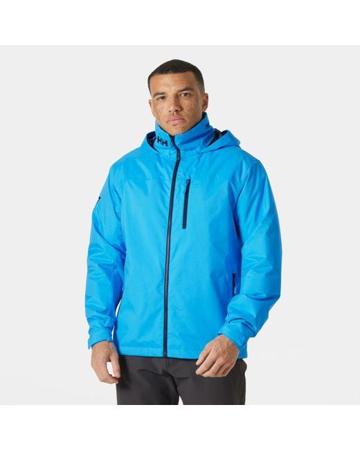 Helly Hansen Men's Blue Helly-hansen Crew Hooded Midlayer Jacket