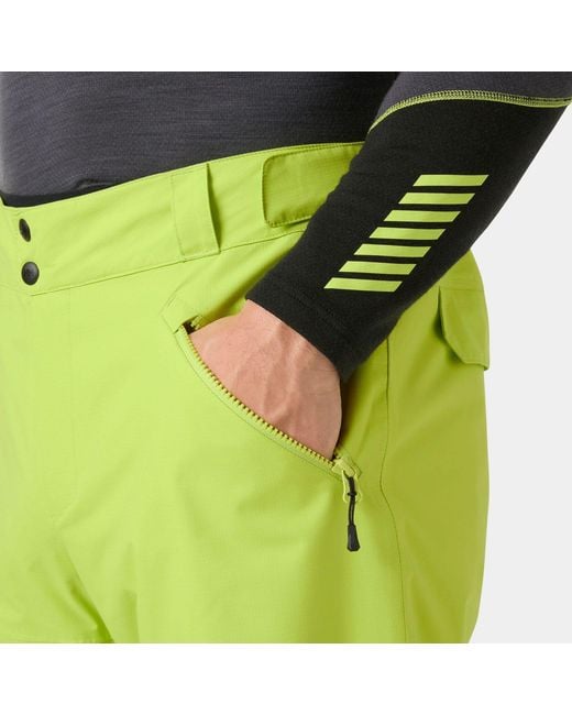 Helly Hansen Green Sogn Insulated Cargo Ski Pants for men