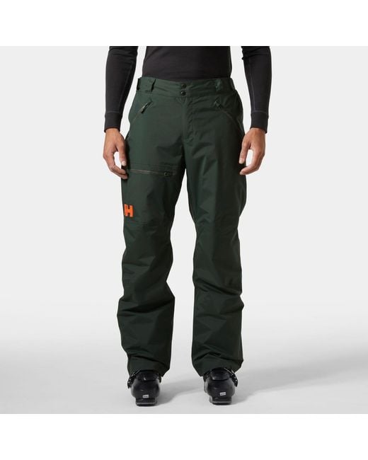 Helly Hansen Black Sogn Insulated Cargo Ski Pants for men