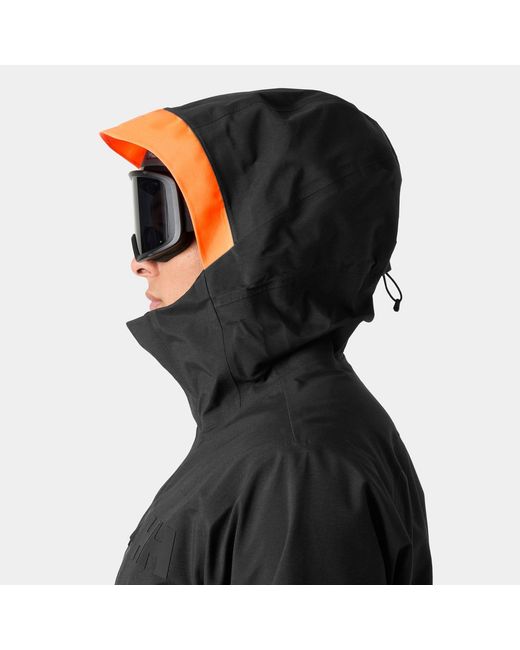 Helly Hansen Black Sogn Patrol Shell Jacket for men