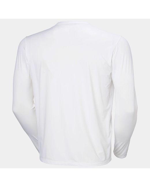 Helly Hansen White Shine Long Sleeve Crew for men