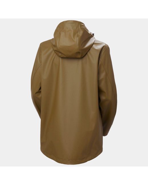 Moss Rain Jacket Mujer Helly Hansen de color Brown