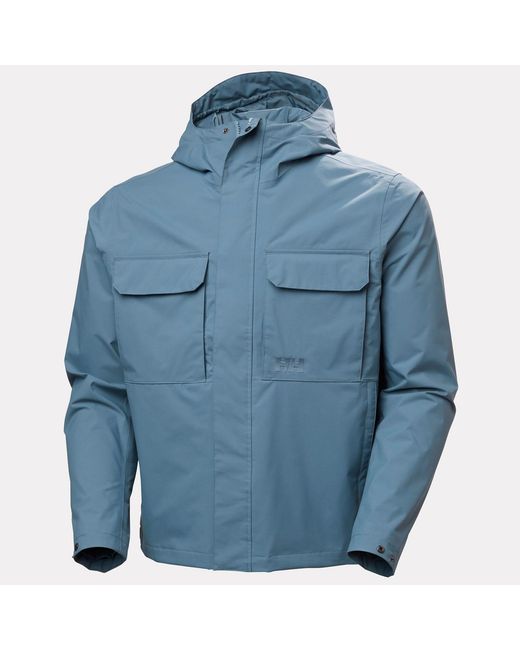 Helly Hansen Blue Escape Rain Jacket for men