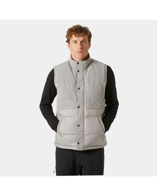 Helly Hansen Gray Isfjord Down Vest for men