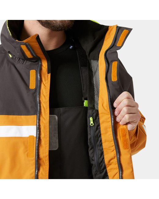 Helly Hansen Orange Pier 4.0 Jacket for men