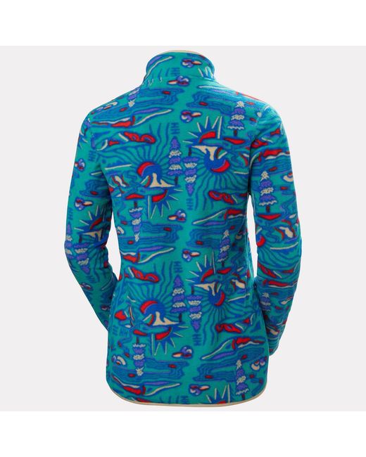 Helly Hansen Blue Maridalen Printed Fleece