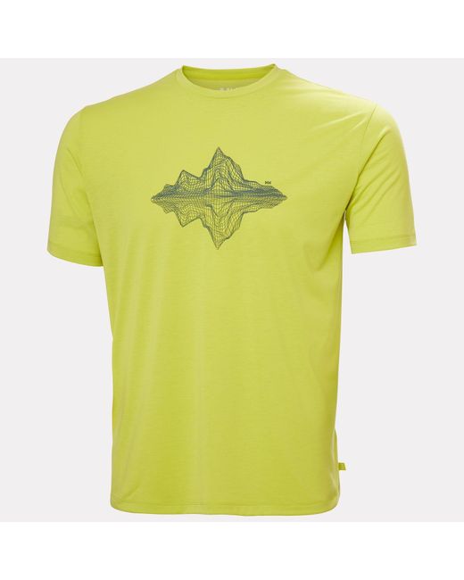 Helly Hansen Green Skog Recycled Graphic T-Shirt for men