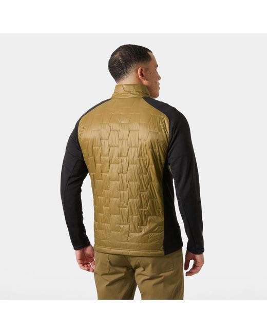 Helly Hansen Green Lifaloft Hybrid Lightweight Insulator Jacket for men