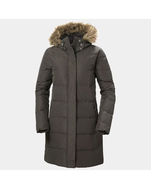Helly Hansen Green Aden Down Long Parka