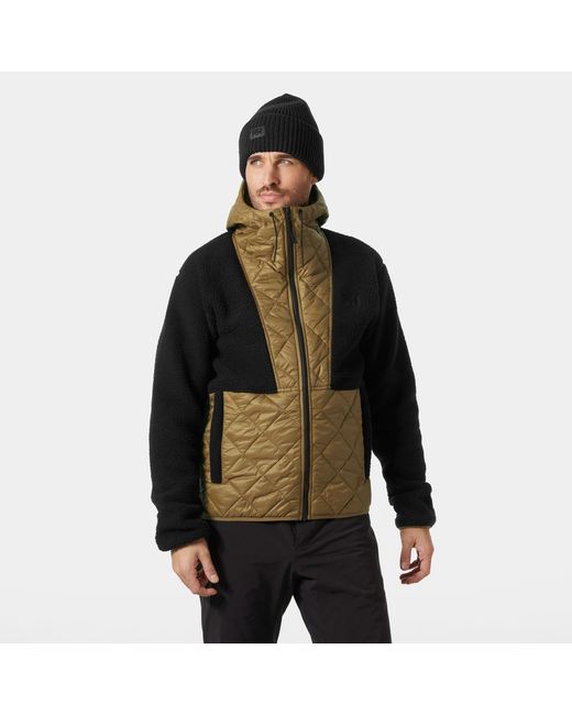 Helly Hansen Black Stowe Hooded Hybrid Jacket for men