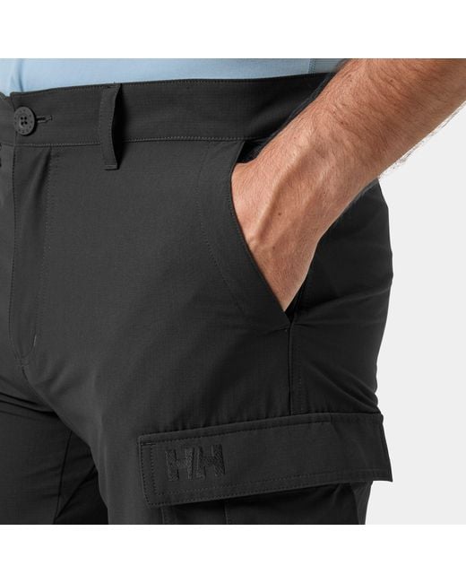 Helly Hansen Black Hh Quick Dry Cargo Pants for men