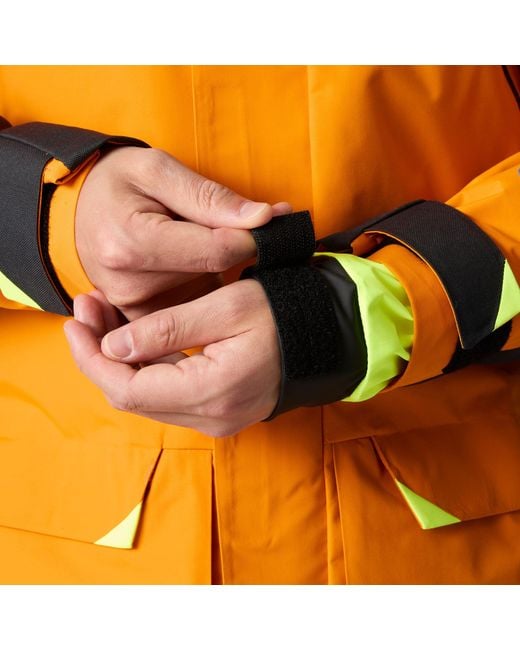 Helly Hansen Orange Skagen Offshore Sailing Jacket for men