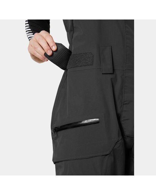 Helly Hansen Black Sogn Bib Shell Ski Pants for men