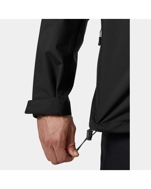 Helly Hansen Black Crew Hooded Midlayer Jacket 2.0 for men