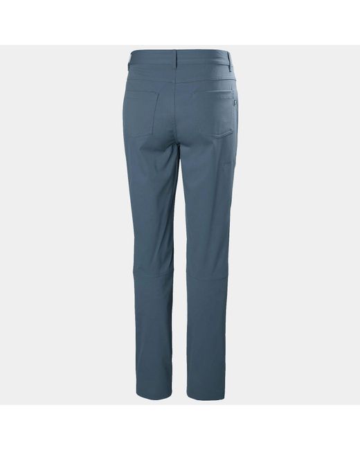 Helly Hansen Blue Holmen 5 Pocket Trousers for men