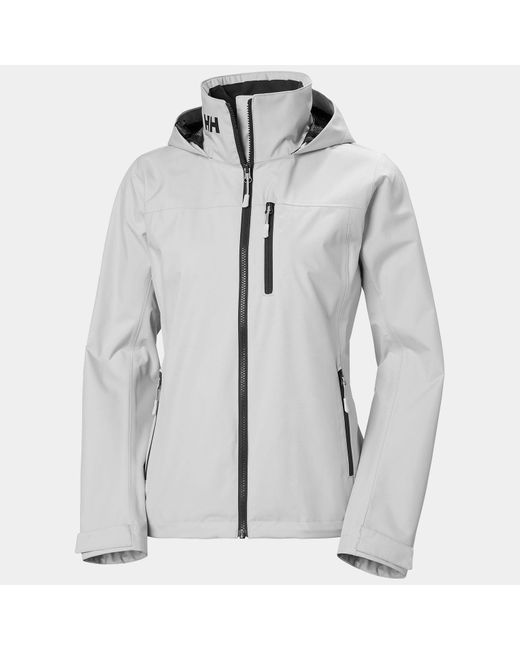 Helly Hansen Gray Crew Hooded Jacket 2.0