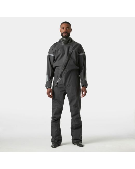 Helly Hansen Black Waterwear Dry Suit for men