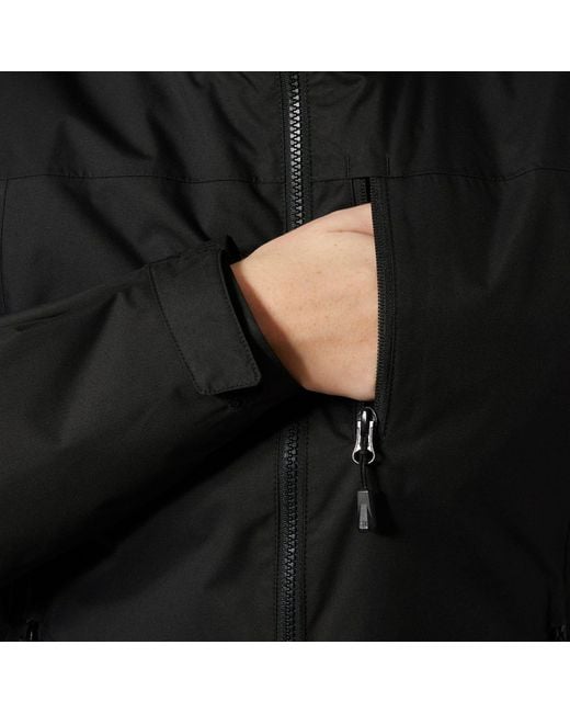 Helly Hansen Black Crew Hooded Pile Jacket