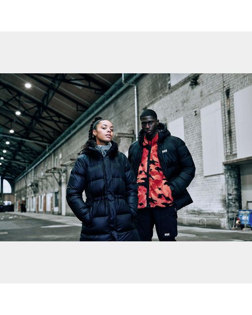 Manteau Long En Duvet Femme Essence Noir Helly Hansen en coloris Black