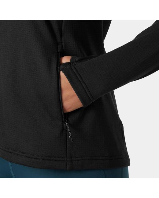 Helly Hansen Black Versalite Hooded Fleece Jacket