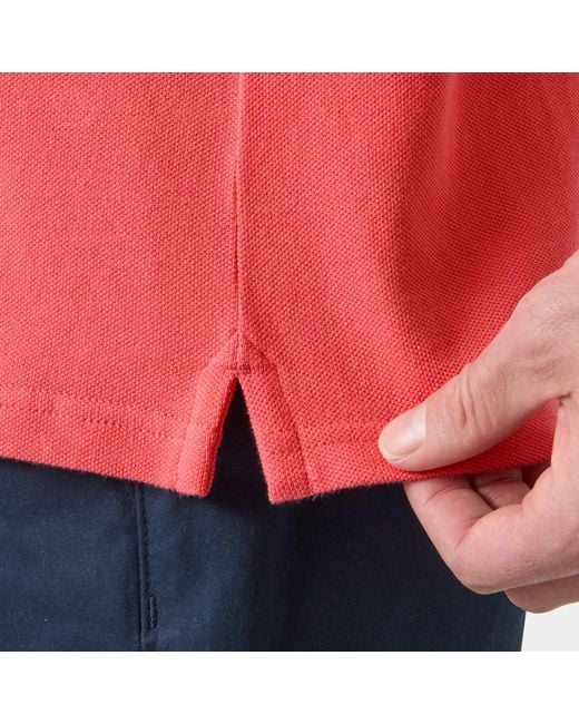 Helly Hansen Red Hudson Polo for men