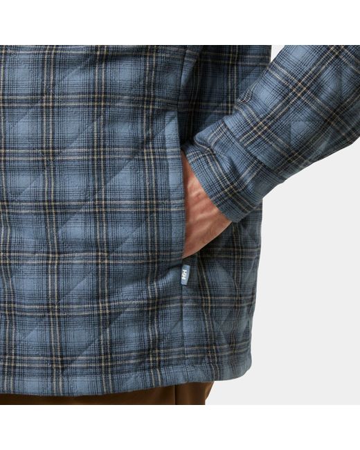 Helly Hansen Blue Isfjord Insulated Shacket for men