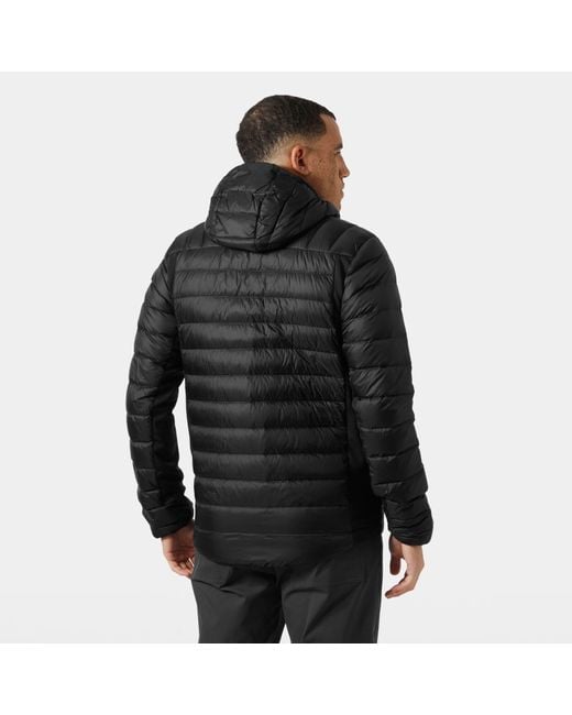 Helly Hansen Black Verglas Down Hybrid Hood 2.0 for men