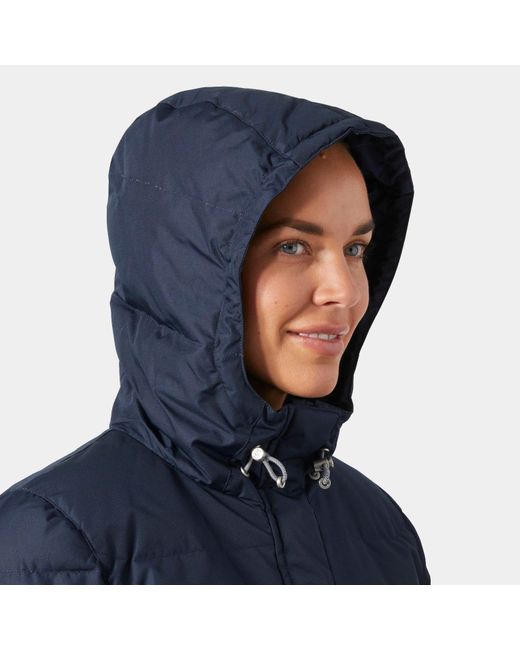 Helly Hansen Blue Aden Down Long Parka