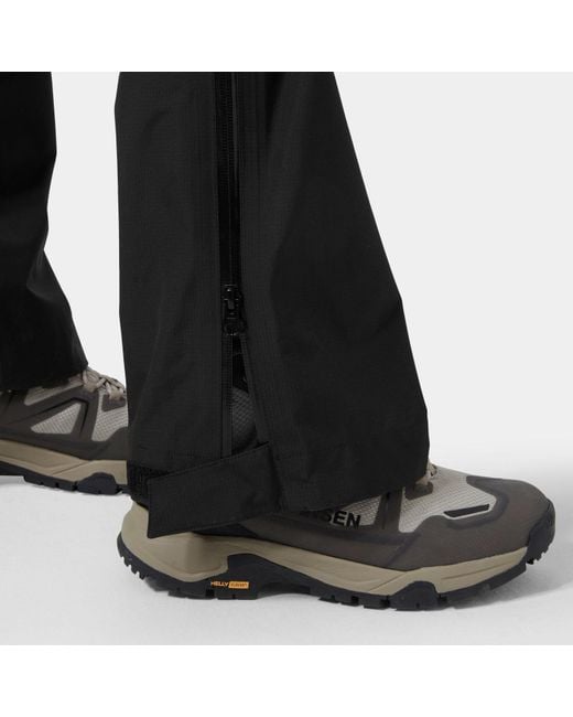 Helly Hansen Black Verglas Infinity 3-Layer Trousers for men
