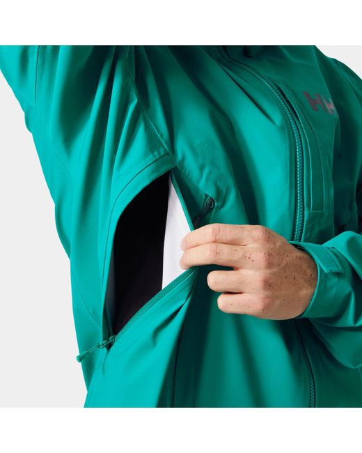 Helly Hansen Blue Verglas Backcountry Ski Shell Jacket for men