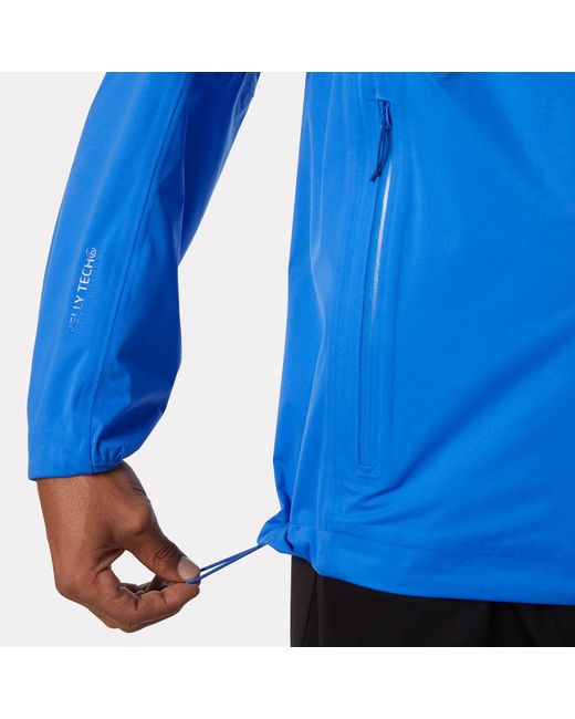 Helly Hansen Blue Momentum 3-Layer Stretch Jacket for men