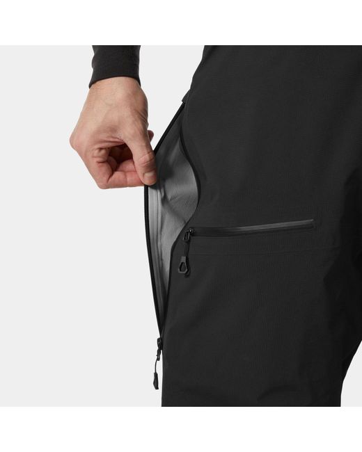 Helly Hansen Black Odin Backcountry Infinity Shell Trousers for men