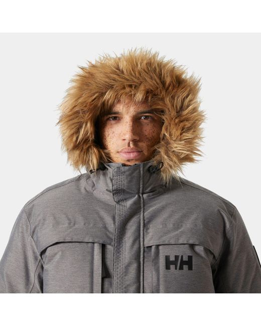 Helly Hansen Gray Nordsjo Comfortable Urban Winter Parka for men