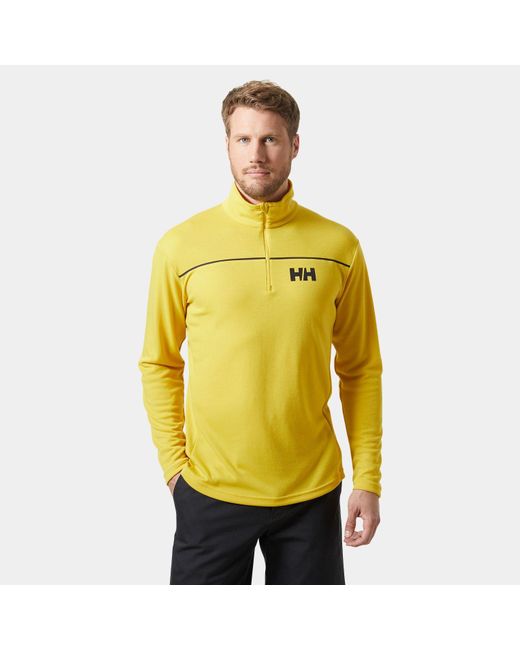 Helly Hansen Hp Quick-dry 1/2 Zip Pullover Yellow for men