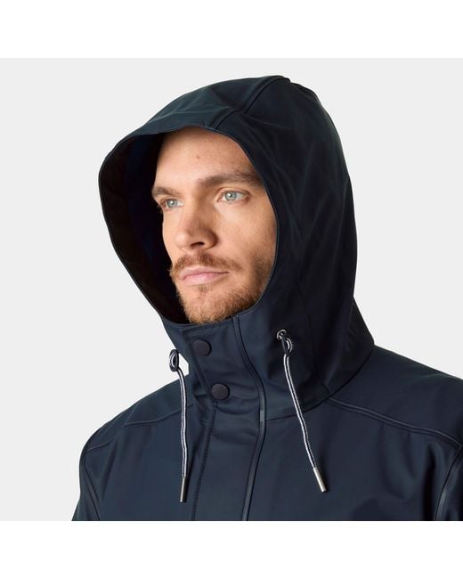 Helly Hansen Blue Moss Block Coat for men